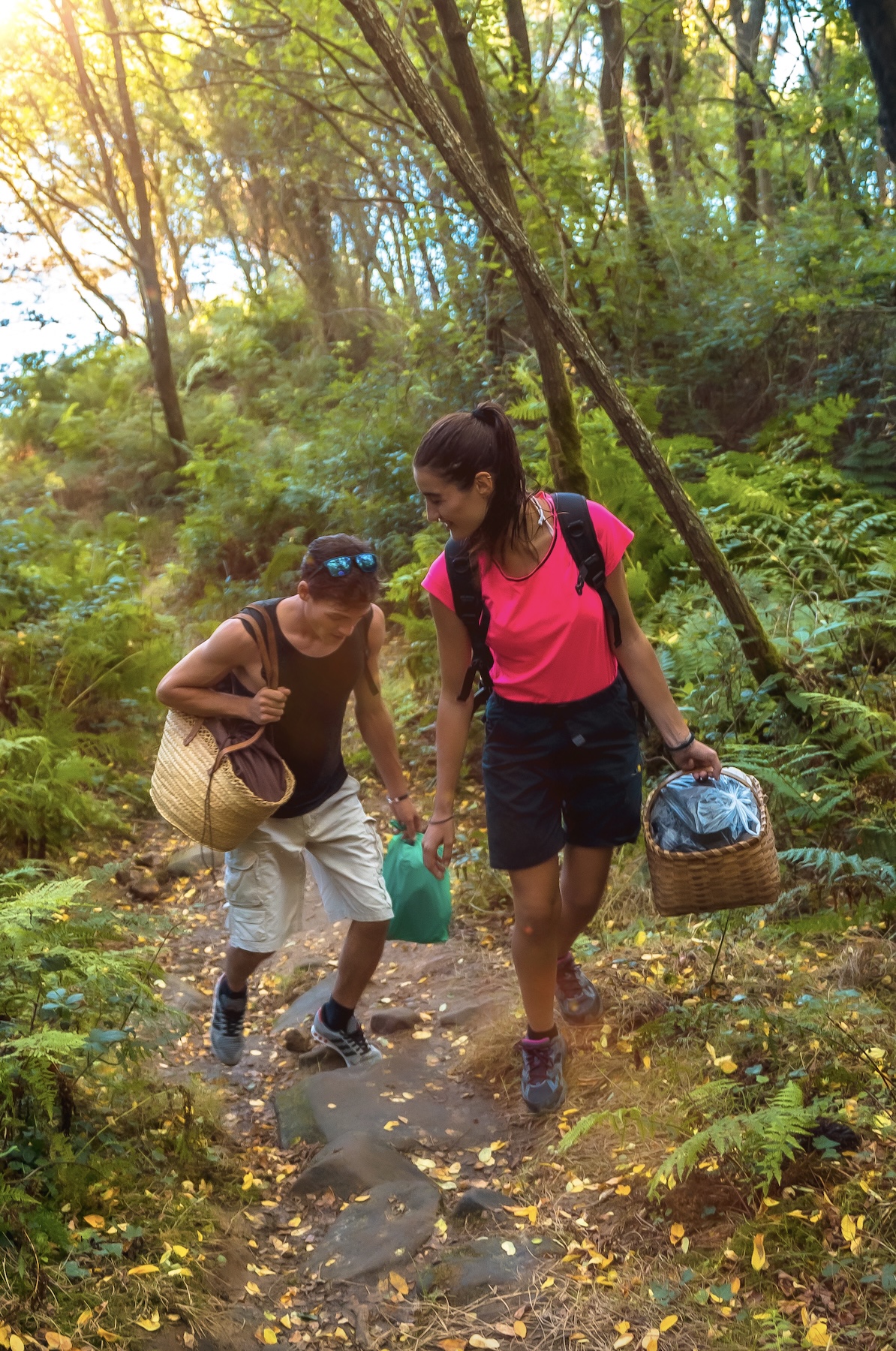 nature trail couple